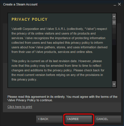 ساخت اکانت استیم